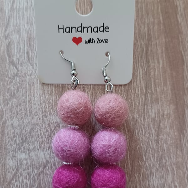 Felt Earrings 