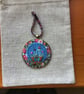 Liberty fabric felt charm hanging decoration - Image 3