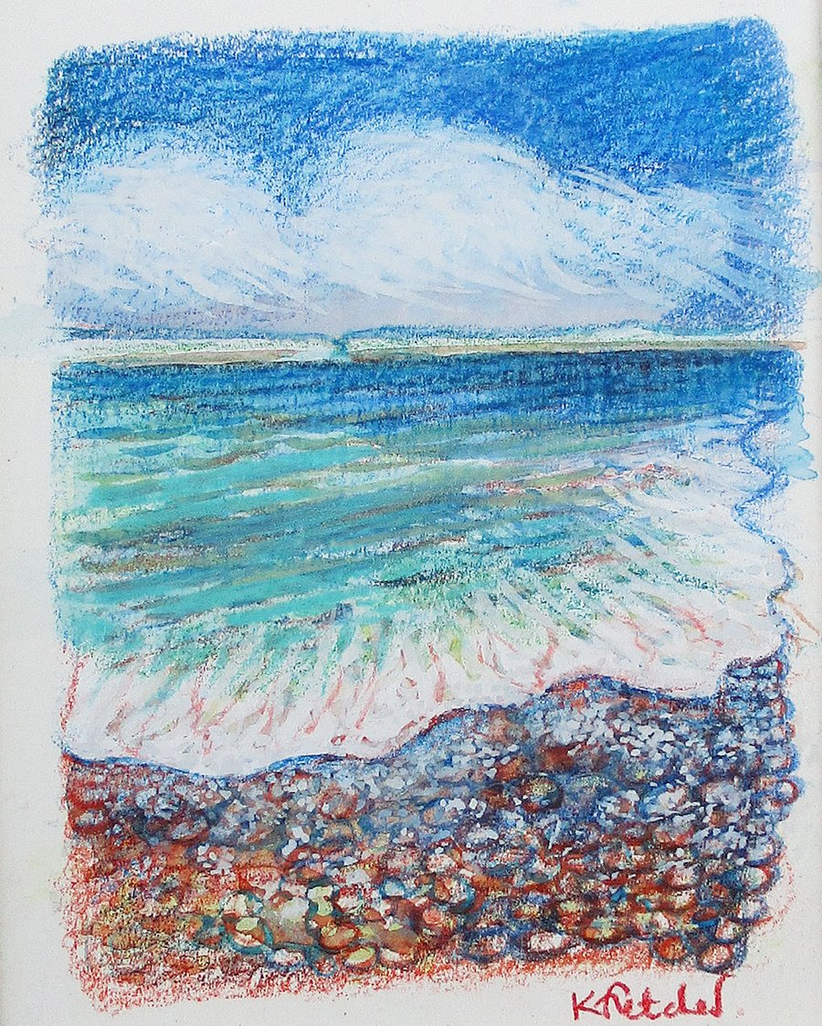 Caithness Coast - Original Watercolour and Mixed Media - Sea Art