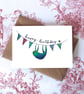 Sloth Bunting Birthday Card - Image 3