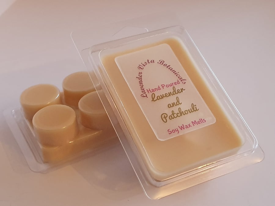 Lavender and Patchouli Wax Melts 