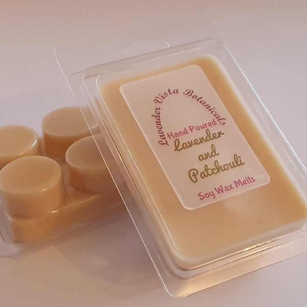 Lavender and Patchouli Wax Melts 
