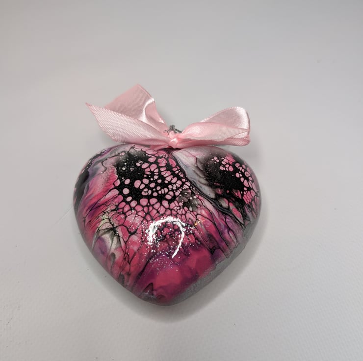 Acrylic poured glass decoration Folksy