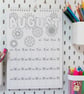 2027 Personalised Colouring Wall Calendar with Journal Prompts - Image 7