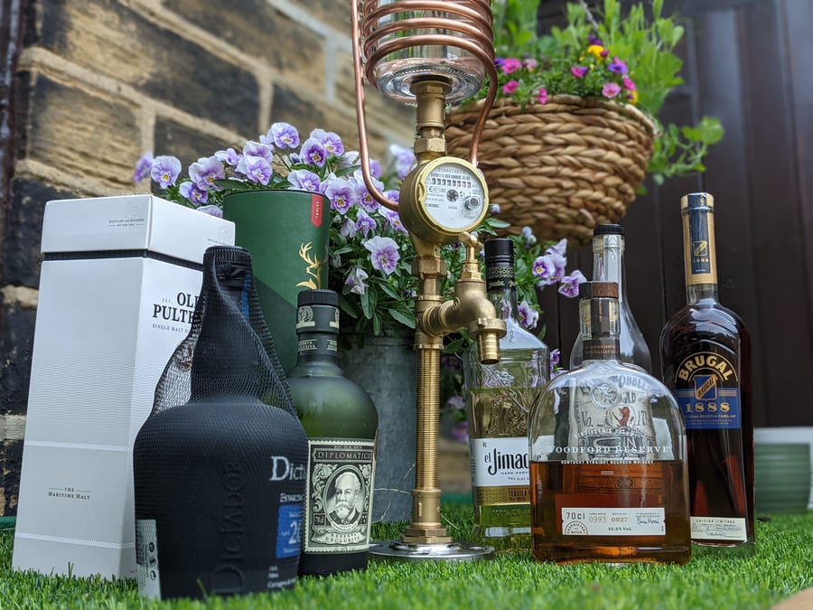 Steampunk Drink-Liquor Dispenser & Lamp