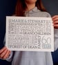 Personalised 60th Anniversary Word Art - Diamond - AN603 - Image 6