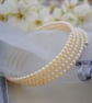 Pearl wrap (memory wire) bracelet - Image 1