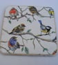 Set of 4 British birds decoupaged coasters. - Image 3