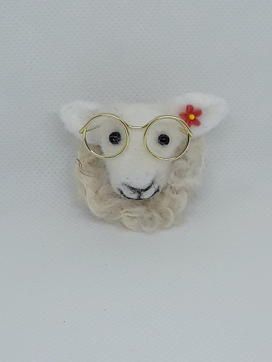 Sheep Brooch 