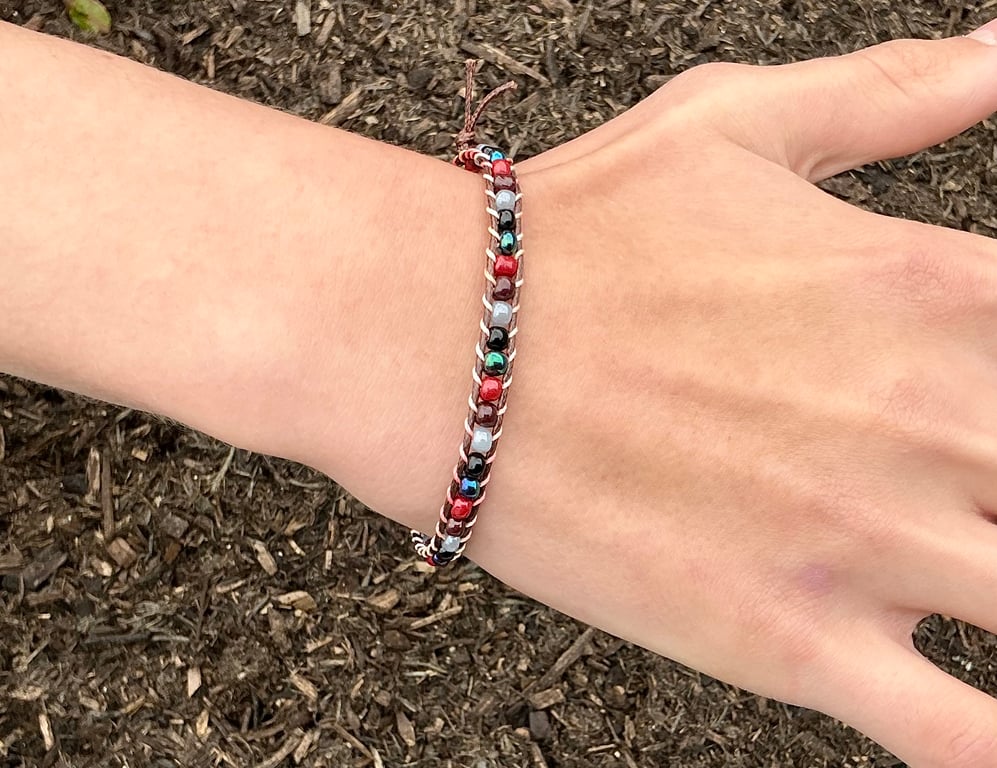 Friendship Bracelet. Dainty Seed Bead Bracelet. Beach Style. Boho Style Bracelet