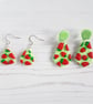 Strawberry statement stud and drop OR hook earrings TWO PAIRS AVAILABLE - Image 1