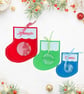 Stocking Personalised Christmas Treat Bags - Image 1