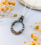 Recycled Silver Ocean-Inspired Pendant - Recycled Fine Silver Fish Necklace - Image 1