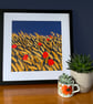 'Summer Barley' original screen print - Image 1