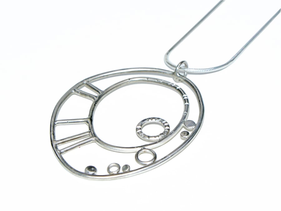 Coastal silver pendant