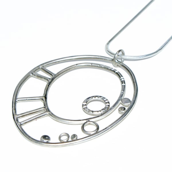 Coastal silver pendant