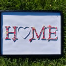 Handmade Quilling Typography Wall Art