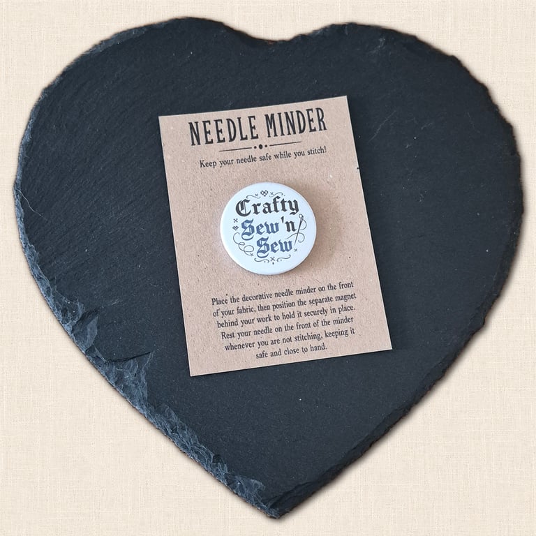 Crafty Sew 'n' Sew Needle Minder - Cross Stitch and Embroidery Accessory