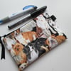 Dogs Make Up Bag  Pencil Case
