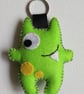 Little Monster Felt Stuffie Key-ring - Image 1