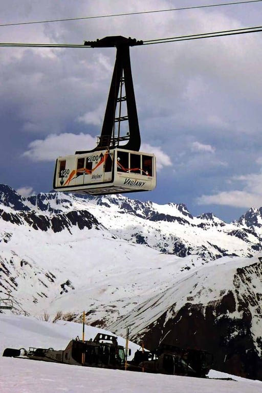 Alpe dHeuz Ski Resort French Alps France Photograph Print