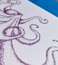 Octopus Illustrated Blank Greeting Card - Image 2