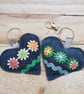 Reclaimed Denim Pocket Hug, Bag Charm – Detachable Keychain (Free Postage) - Image 4