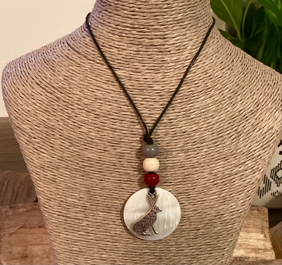 Hare Necklace Adjustable 