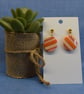 Striped Oval Earrings - Image 3