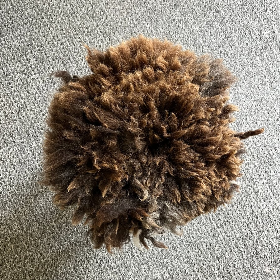 Natural wool felted seat-pad and or a mat for a cat or a small dog  