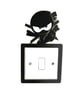 UK light Switch surround - Ninja Fighting stance