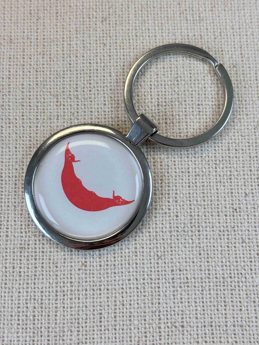 Easter Islands Flag Keyring