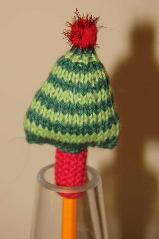 Christmas Pencil Topper and Pencil – Christmas Tree