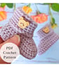Button Baby Booties Crochet Pattern PDF – 3 Sizes  - Image 5