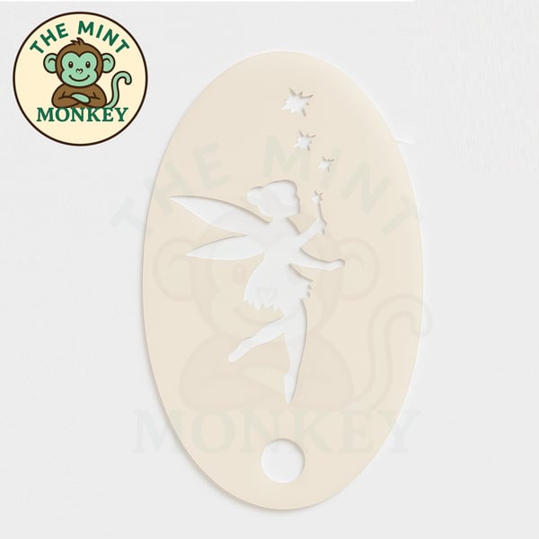 Fairy - Face Paint Stencil - Kids Party - Reusable - cake decorating