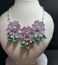 Pearl Garden Seed Bead and Genuine Pearl Necklace 