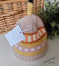 Designer Baby Knotted Fairisle Hat 3-9 months size  - Image 5
