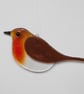 Fused glass robin - Image 3