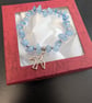 Amazonite Natural Gemstone Bracelet with charm and meaning card  - Image 2