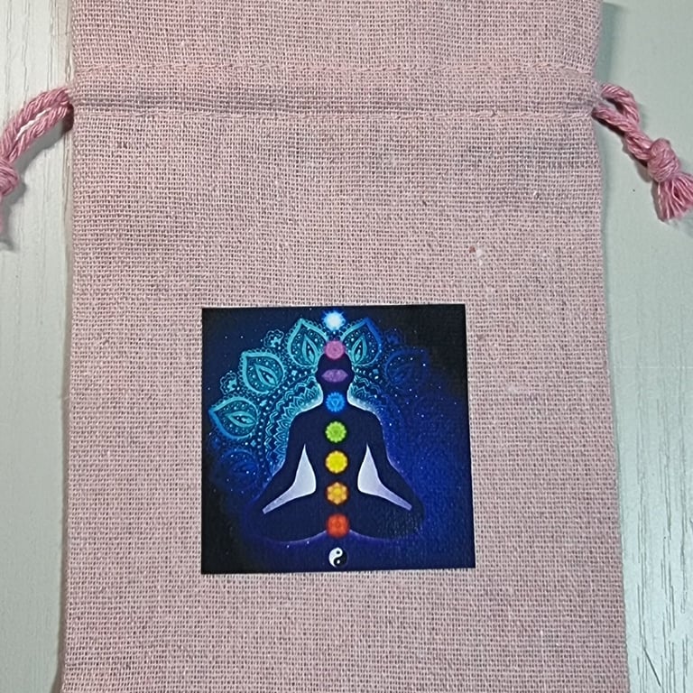 Cotton Linen Mix Boho Hippie Gift Bag