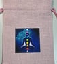 Cotton Linen Mix Boho Hippie Gift Bag