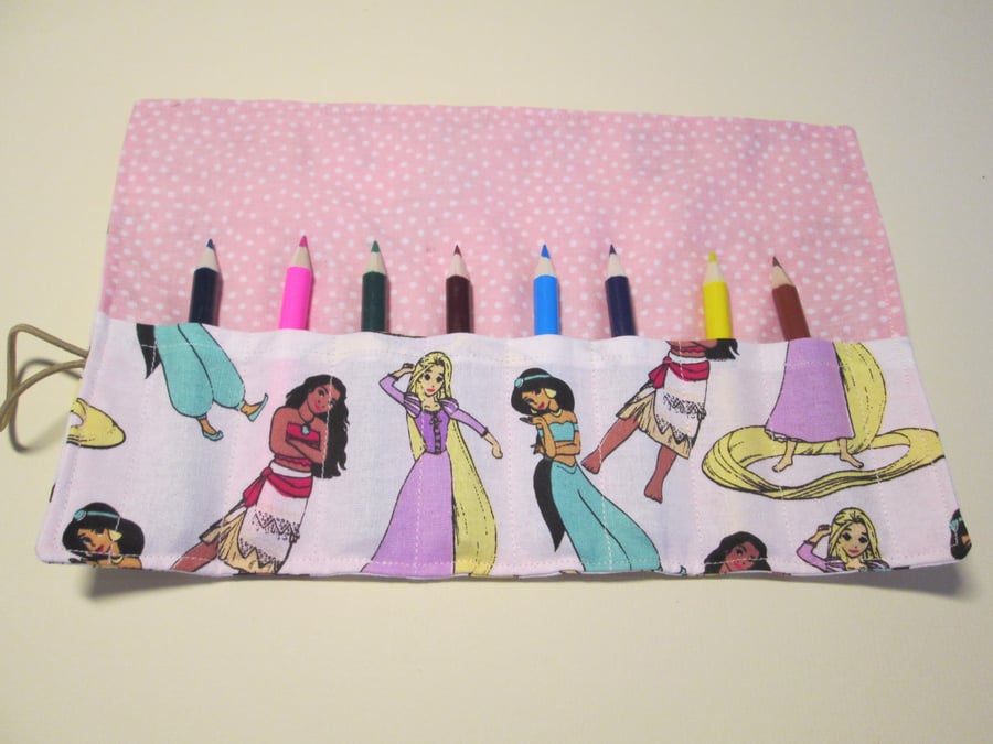 Princess Fabric Pencil Roll