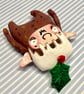 Brownie Christmas Pudding Art Doll 2 - Image 8