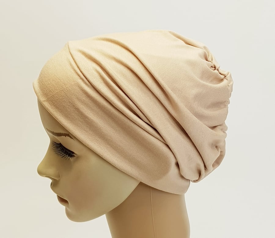 Chemo beanie, lightweight hat, alopecia hair loss head wear