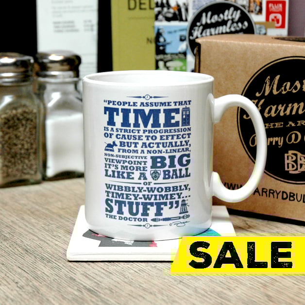 Doctor Who Time Earthenware Ceramic Mug