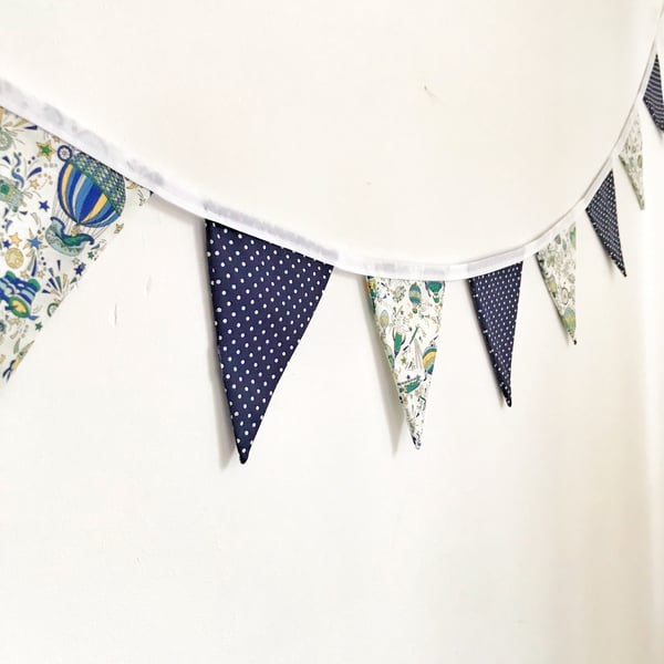 Liberty Balloon Fabric Bunting