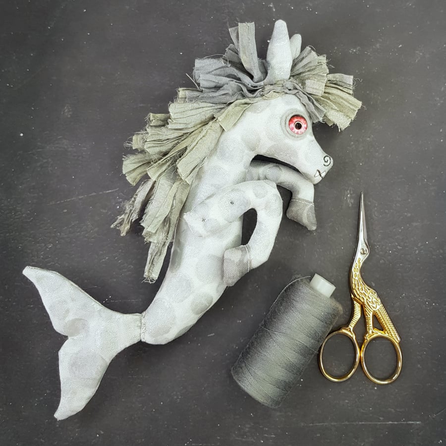 Red Eyed Kelpie Art Doll