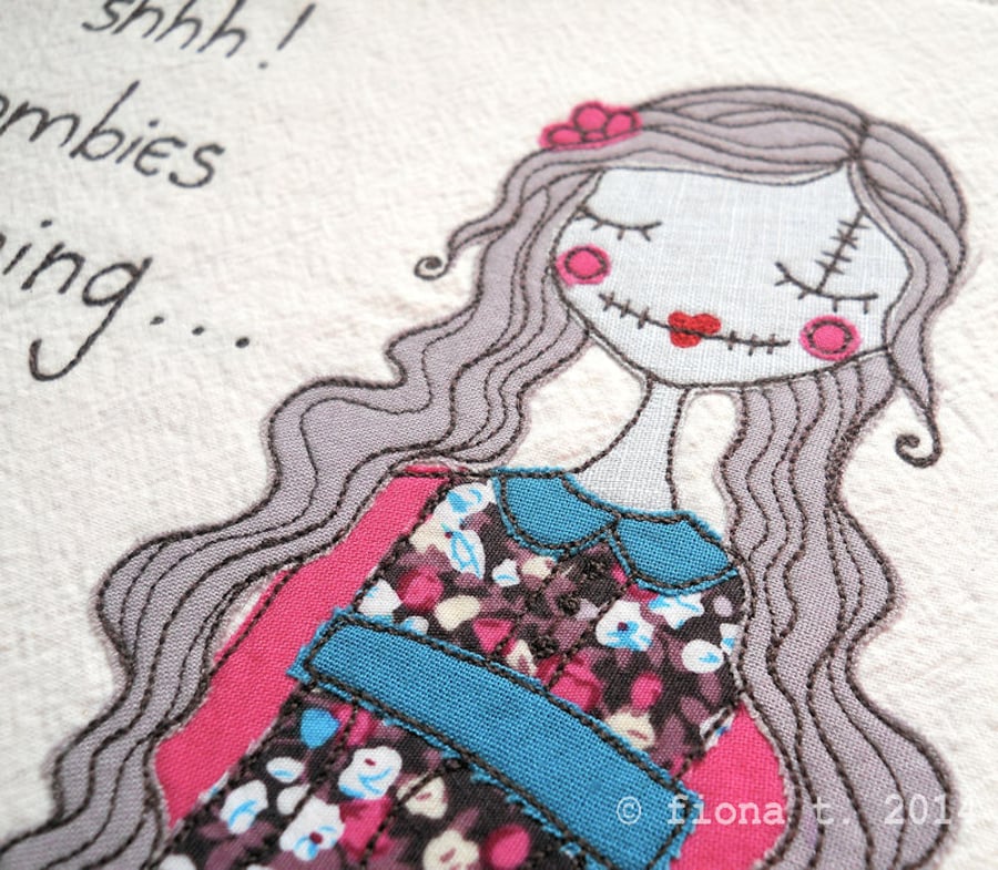 sleeping zombies door hanging