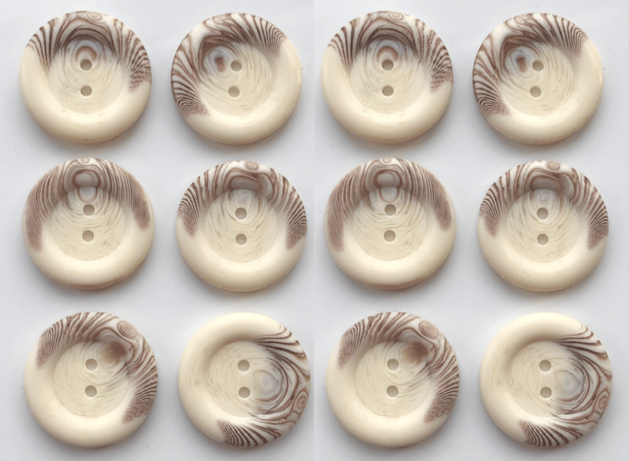 12 Arran Buttons, Large 25mm Wide, Chunky Rim, ... - Folksy
