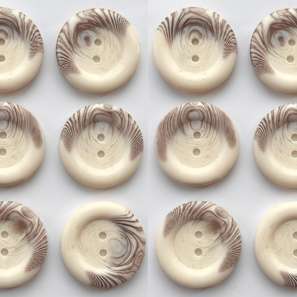 12 Arran Buttons, Large 25mm Wide, Chunky Rim, ... - Folksy